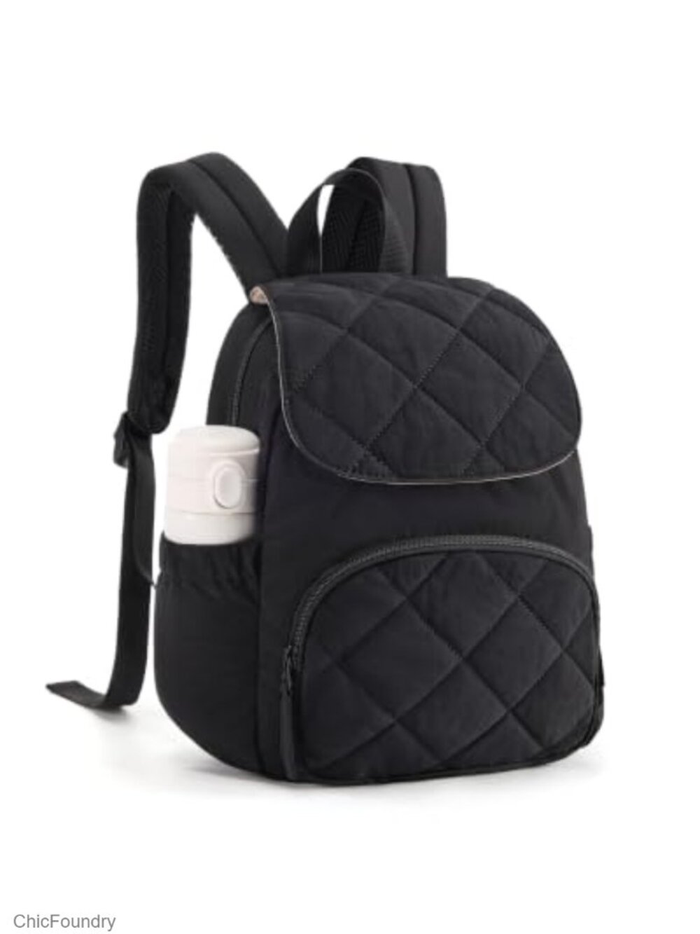 BAGSMART Mini Backpack Women Puffer Flap Daypack Purse Lightweight